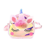 Zipper Unicorn Handbags Rainbow Travel Bag Messenger Bags Cartoon Shoulder Bag