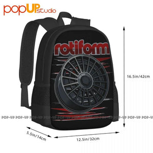 Rotiform Las R Wheel Backpack Large Capacity Eco Friendly Outdoor Running