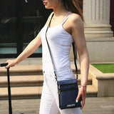 Multi-slot Shoulder Bag Double-Sided Unisex Crossbody Bag