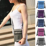 Multi-slot Shoulder Bag Double-Sided Unisex Crossbody Bag