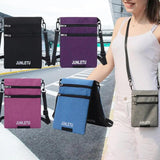 Multi-slot Shoulder Bag Double-Sided Unisex Crossbody Bag