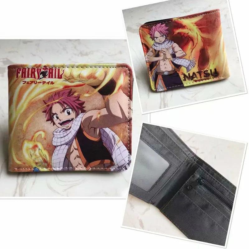 FAIRY TAIL Natsu Dragneel Wallet Short Wallets Gift
