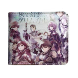 Grimgar of Fantasy and Ash Wallet PU Leather Purse Cosplay Short Wallets Gift