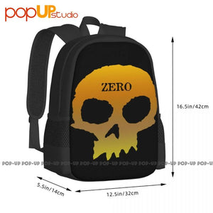 Zero Single Skull Backpack Portable Gym Tote Riding Backpack
