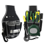 Electrician Waist Tool Pouch Bag with Belt - Screwdriver Kit Holder