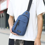 Men Multifunction Shoulder Bag Crossbody Bag Travel Sling Bag Pack