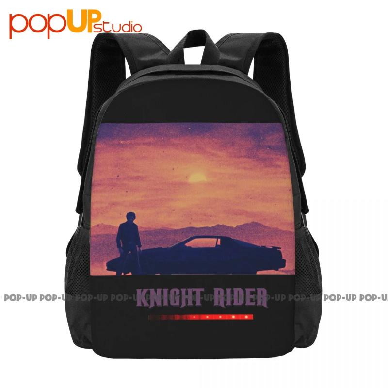 Knight Rider Kitt Hasselhoff 80S Tv Backpack Large Capacity Style Sports Bag