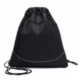 Backpack Drawstring Pockets Side Mesh Bag Basketball Soccer Volleyball Carrier