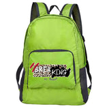 Leopard Print Folding Backpack for Hiking Travel Camping