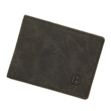 Men Wallets Matte Retro Wallets for Man PU Leather Short Wallet