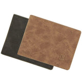 Men Wallets Matte Retro Wallets for Man PU Leather Short Wallet