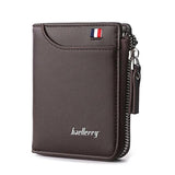 Men's Short Wallet Zipper Coins Bag
