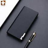 Casual Slim Leather Men's Wallet Clutch Money Bag Small Pocket Man Purse