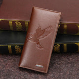Soft Leather Slim Men's Clutch Money Bag Man Purse Thin Wallet Money Clip