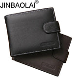 Genuine Leather Mens Wallet Short Portefeuille Homme Purses