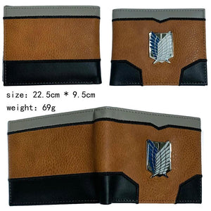 Anime Cartoon Short Wallet Bi Fold Purse for Young