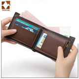 Men's Vintage Small Wallet Dollar PU Leather Billetera