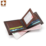 Men's Vintage Small Wallet Dollar PU Leather Billetera