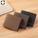 Men's Vintage Small Wallet Dollar PU Leather Billetera