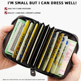 Men's Zipper Wallet Soft Lightweight Money Clip for Traveling