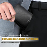 Men's Zipper Wallet Soft Lightweight Money Clip for Traveling