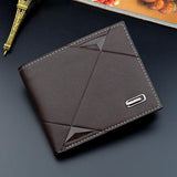 Vintage Men's Leather Trifold Wallet