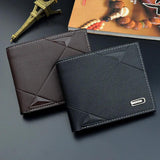 Vintage Men's Leather Trifold Wallet