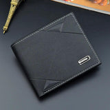 Vintage Men's Leather Trifold Wallet