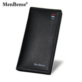 Men's Retro PU Leather Long Wallet Clutch Business Wallet