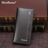 Men's Retro PU Leather Long Wallet Clutch Business Wallet