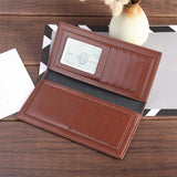 Men's Magnetic Buckle Long Wallet Multi-card Pocket
