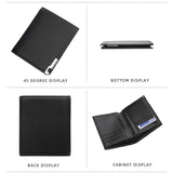 Men's Leather Billfold Slim Wallet Credit Card Holders