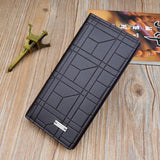 PU Leather Men's Long Wallets Large Capacity Soft Wallet