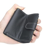 High Quality Real Cowhide Men Wallet Short Wallets