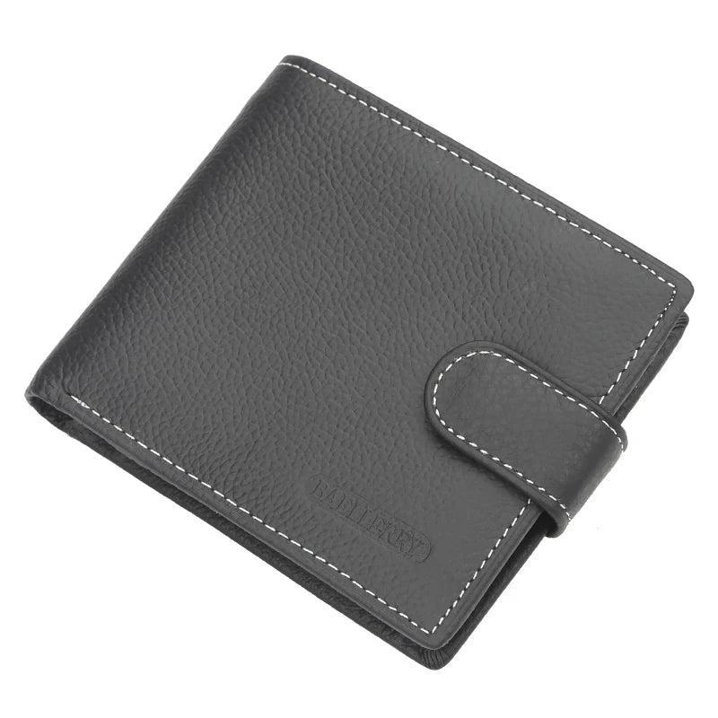 High Quality Real Cowhide Men Wallet Short Wallets