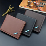 Men's Leather Multi-function Wallet Tide Short Men's Wallet