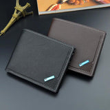 Men's Leather Multi-function Wallet Tide Short Men's Wallet