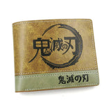 Demon Slayer Tanjirou Short Wallet Synthetic Leather Purse