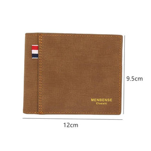 Men's Leather Business Wallet Money Bag