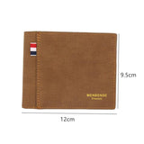 Men's Leather Business Wallet Money Bag