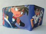 Anime Detective Conan PU Short Wallet Button Purse