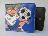 Anime Detective Conan PU Short Wallet Button Purse