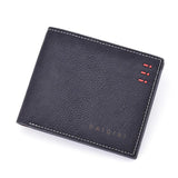 Men's Short Retro Thin Frosted Wallet Male Youth Large Capacity