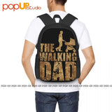 The Walking Dad Parody Papa Kinderwagen Vatertag Backpack