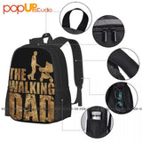 The Walking Dad Parody Papa Kinderwagen Vatertag Backpack