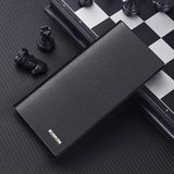Slim Leather Wallet Casual Men's Clutch Money Bag