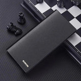 Slim Leather Wallet Casual Men's Clutch Money Bag