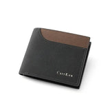 Vintage PU Leather Men's Wallet Mini Thin Carteras Hombre Mens