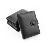 Men's Bifold Wallet PU Leather Large Capacity Money Bag