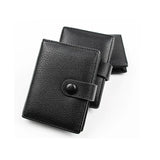 Men's Bifold Wallet PU Leather Large Capacity Money Bag
